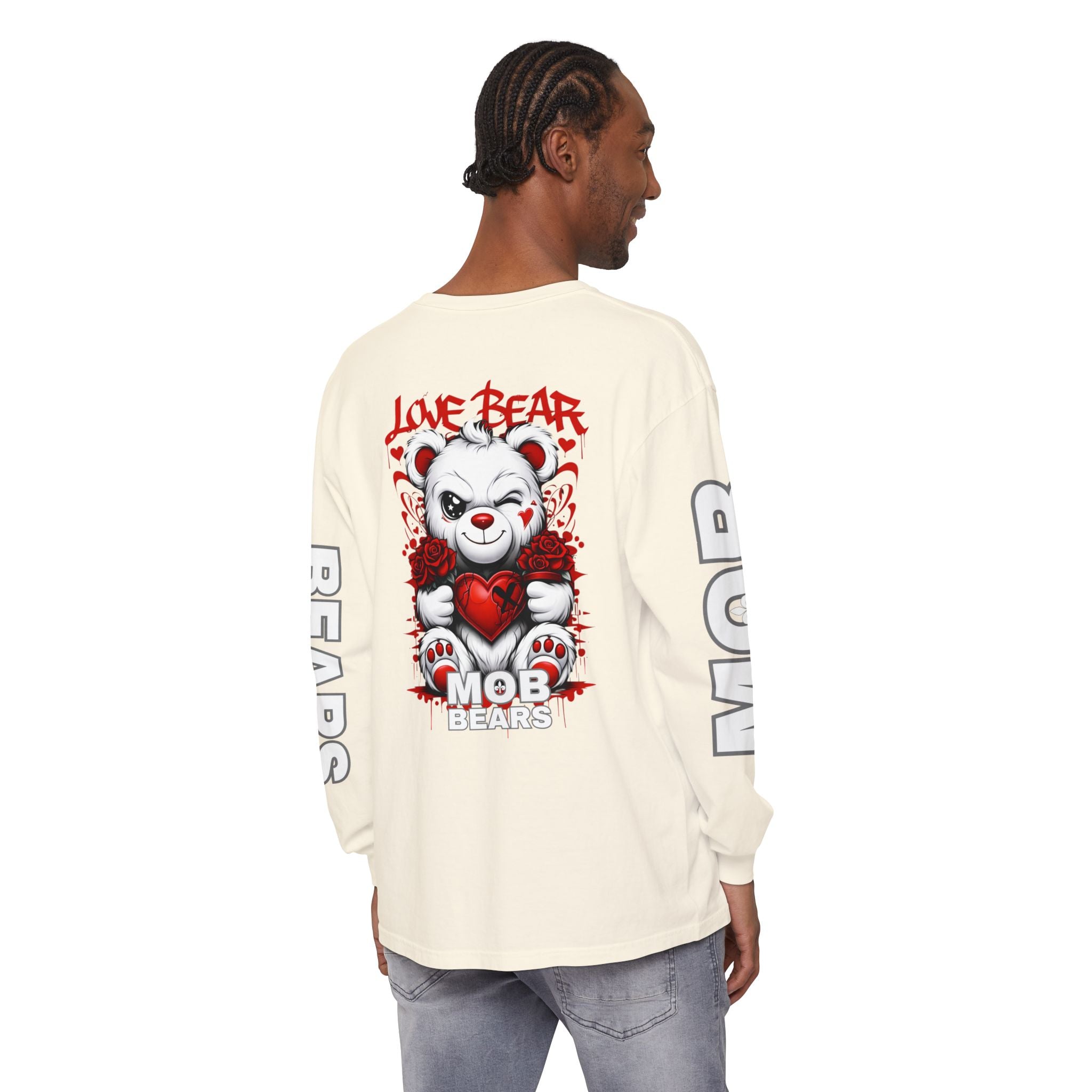 Casanova Love Bear Graphic Long Sleeve Tee