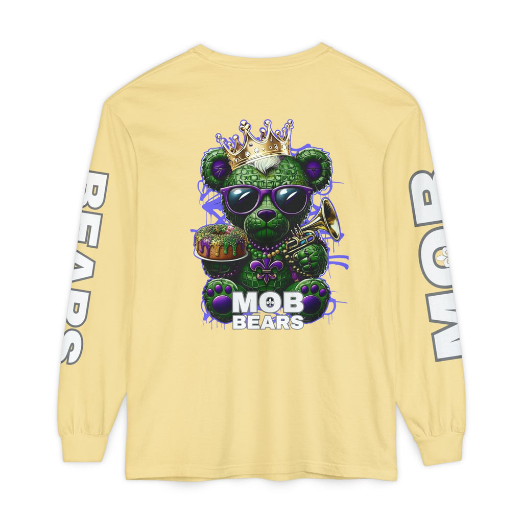 Mardi Gras 'King Krewe MOB Bears' Long Sleeve T-Shirt