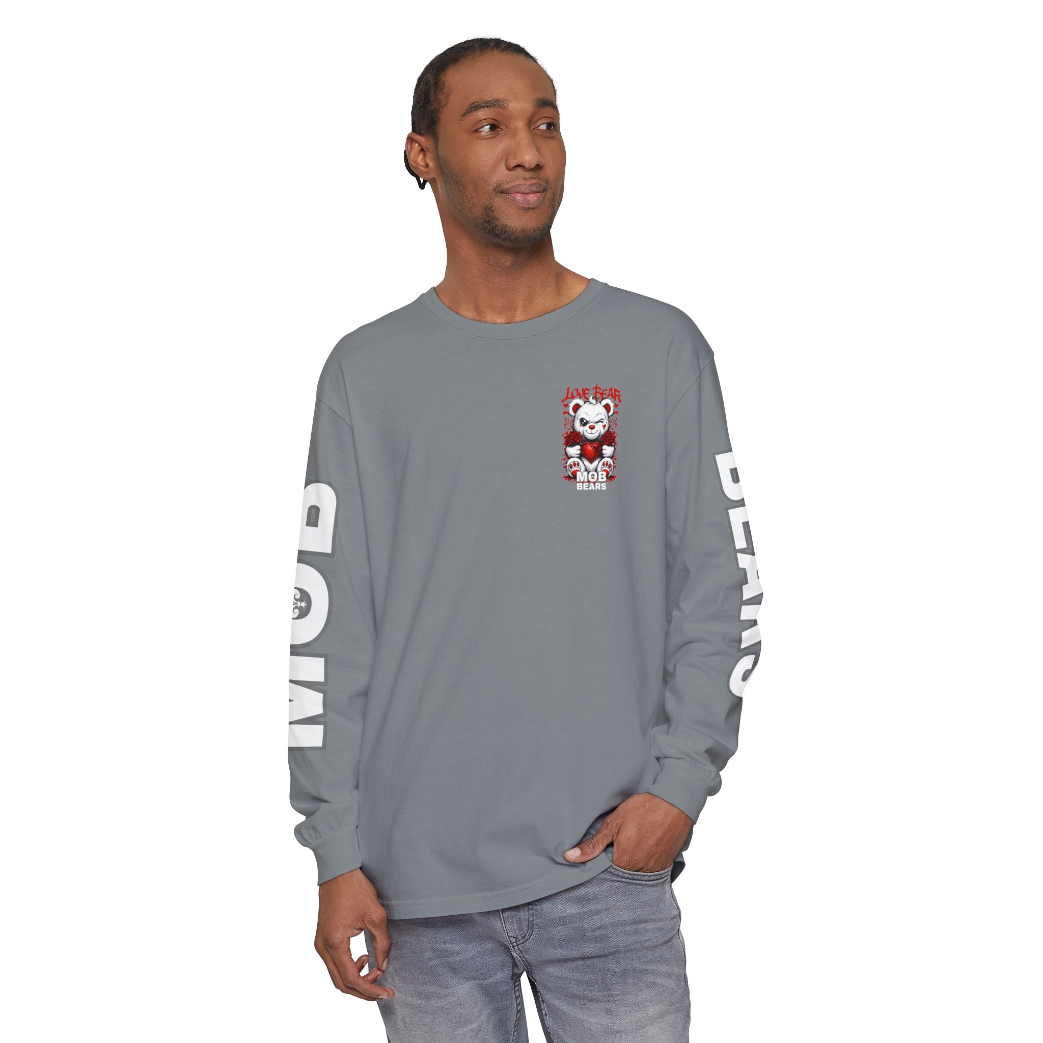 Casanova Love Bear Graphic Long Sleeve Tee
