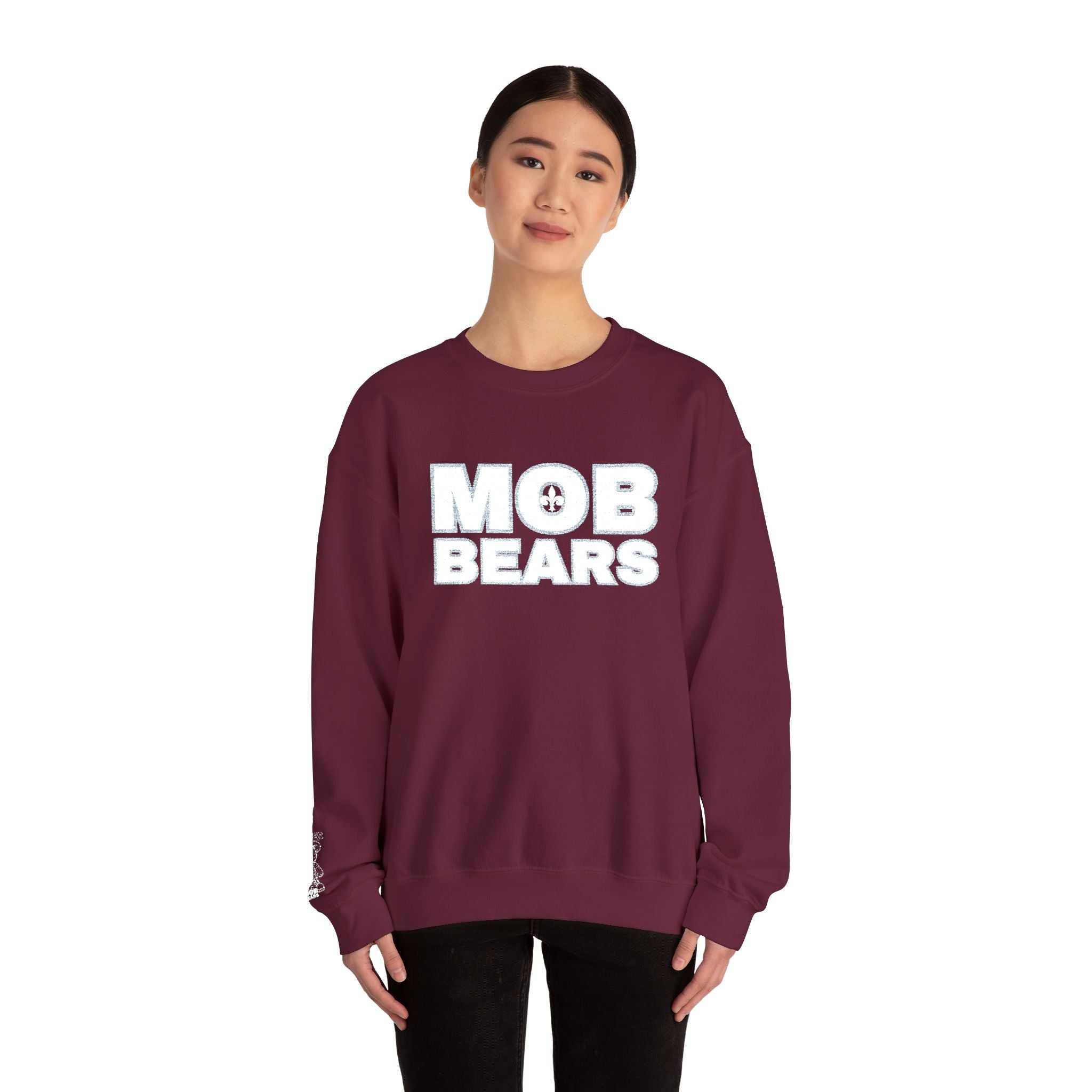 MOB Bears Logo Crewneck Sweatshirt
