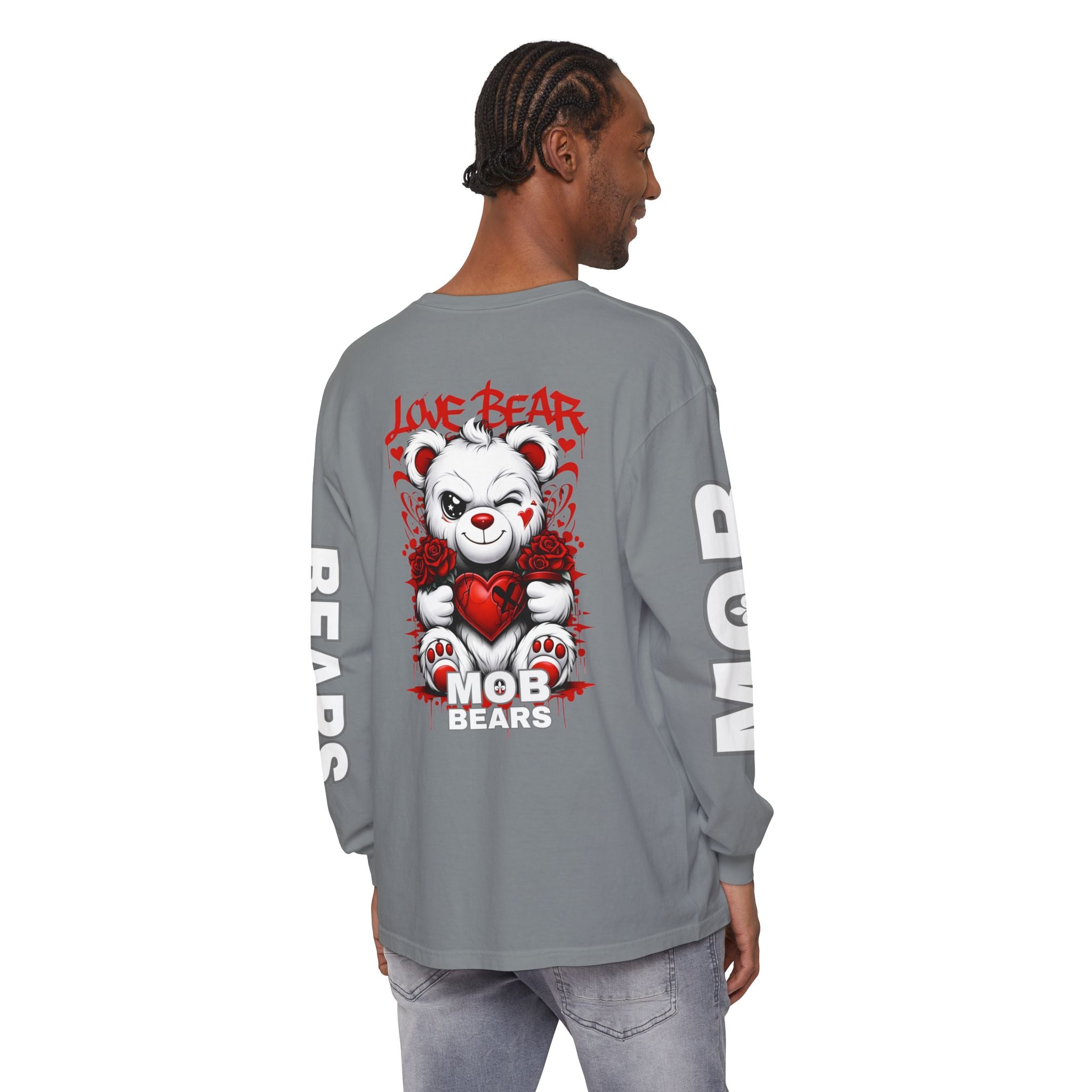 Casanova Love Bear Graphic Long Sleeve Tee