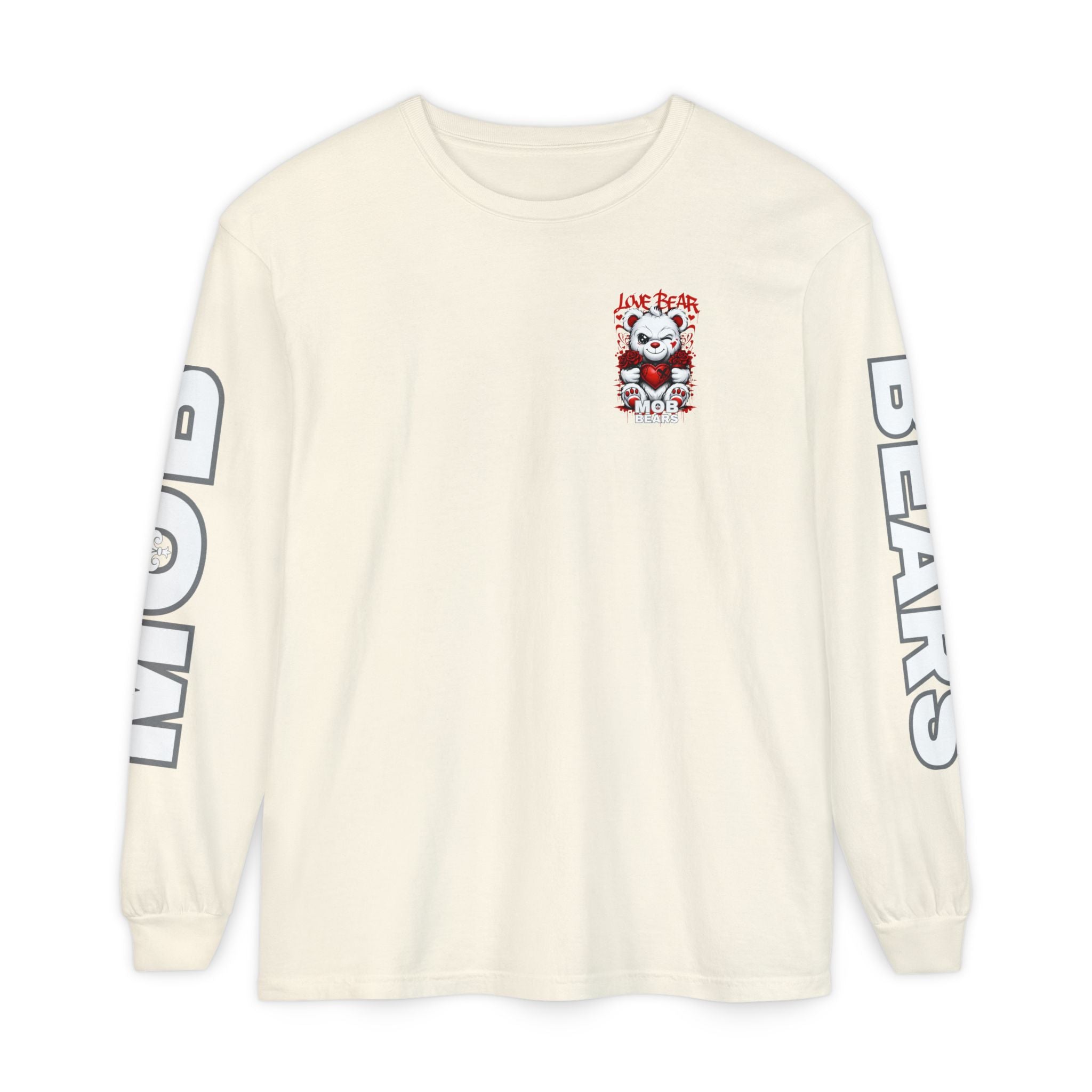 Casanova Love Bear Graphic Long Sleeve Tee