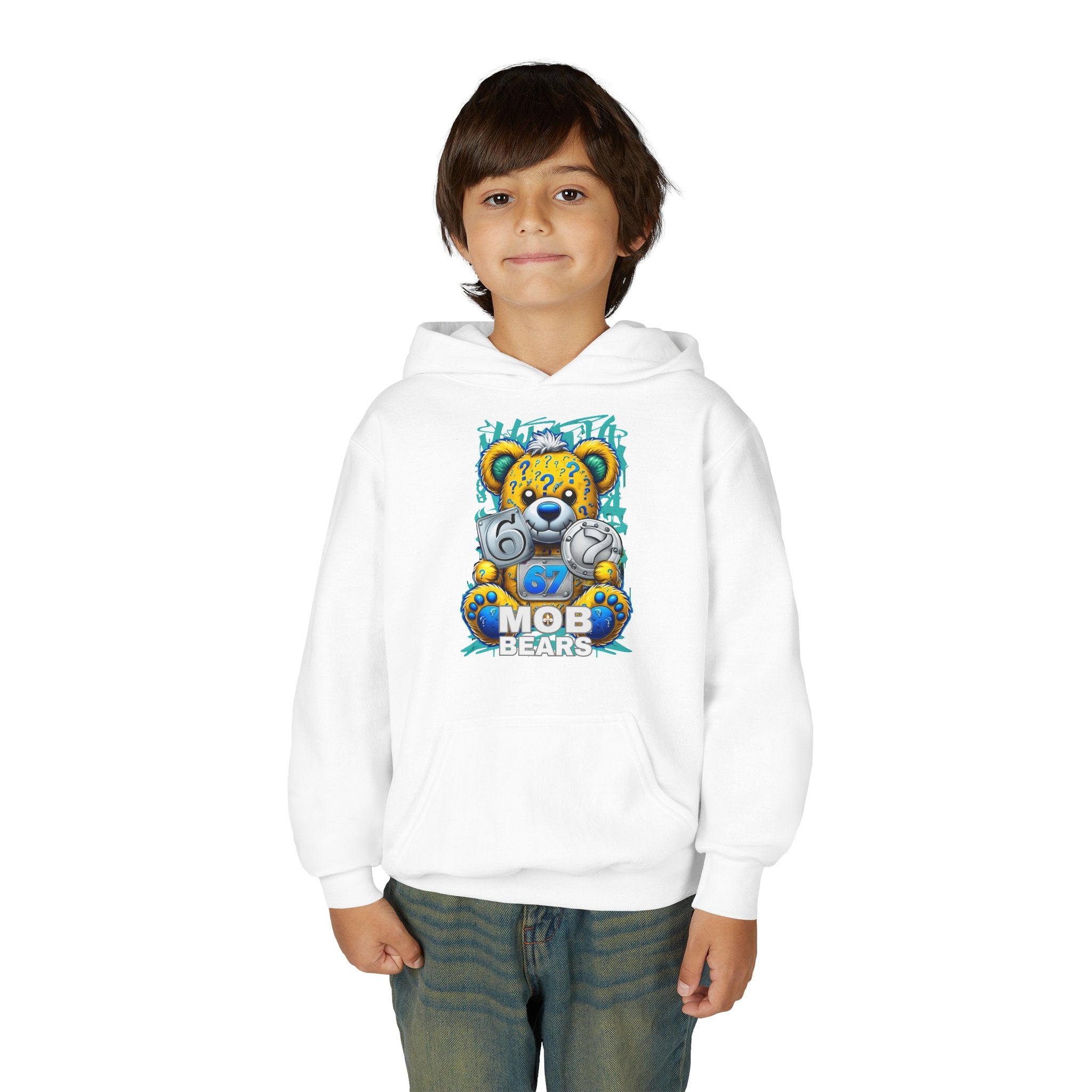 Six Seven MOB Bear - Kids Hoodie