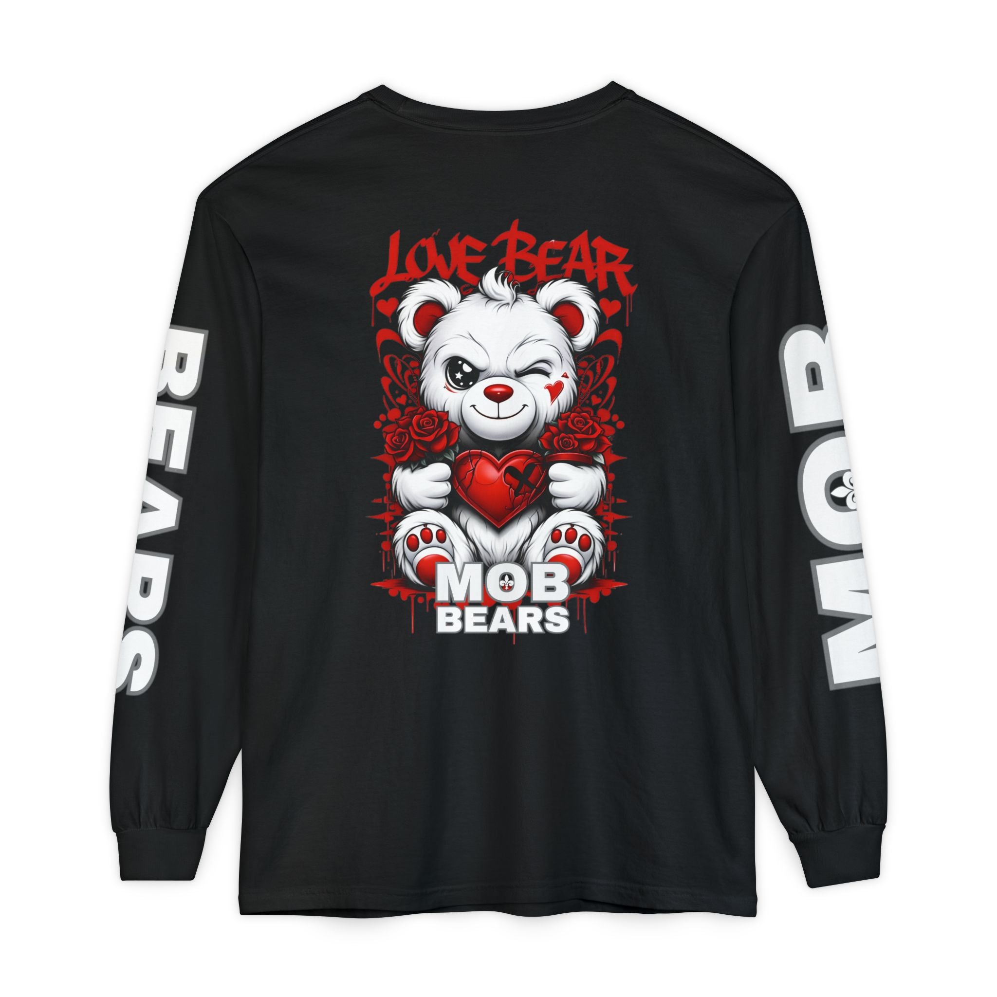 Casanova Love Bear Graphic Long Sleeve Tee