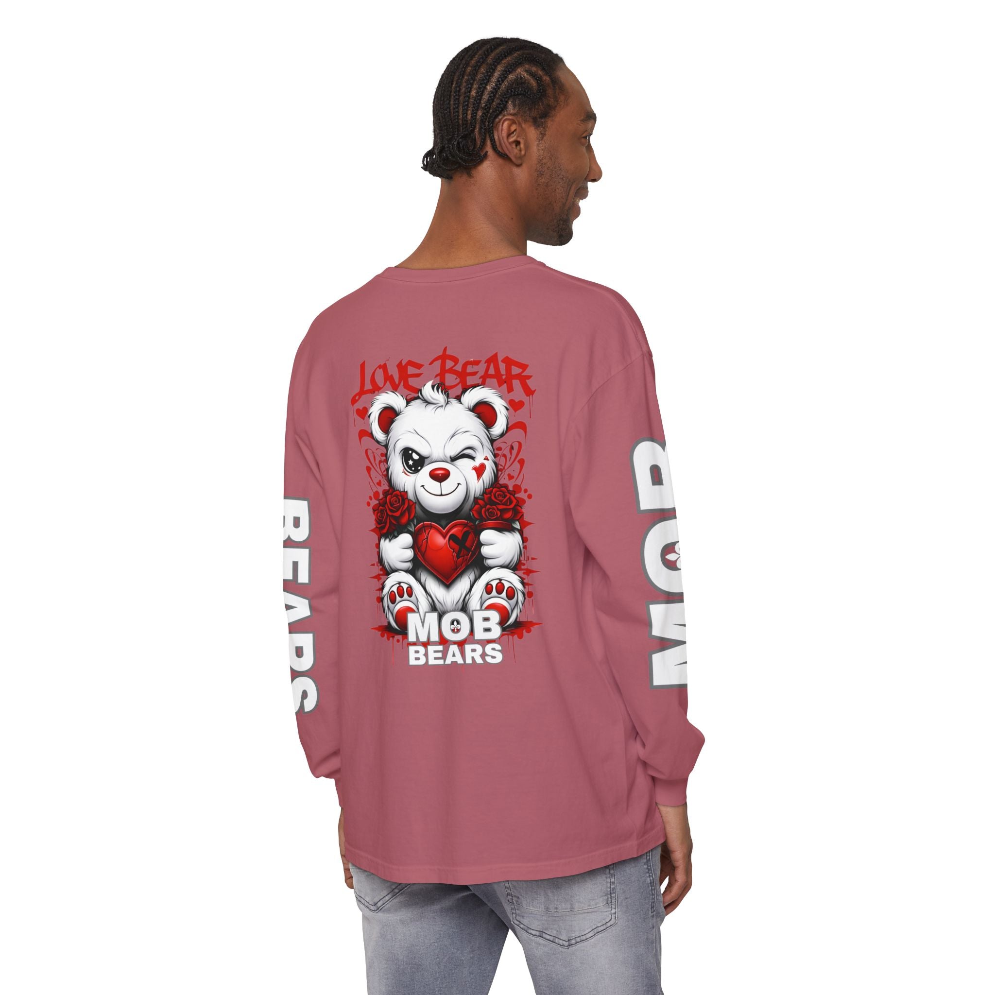 Casanova Love Bear Graphic Long Sleeve Tee