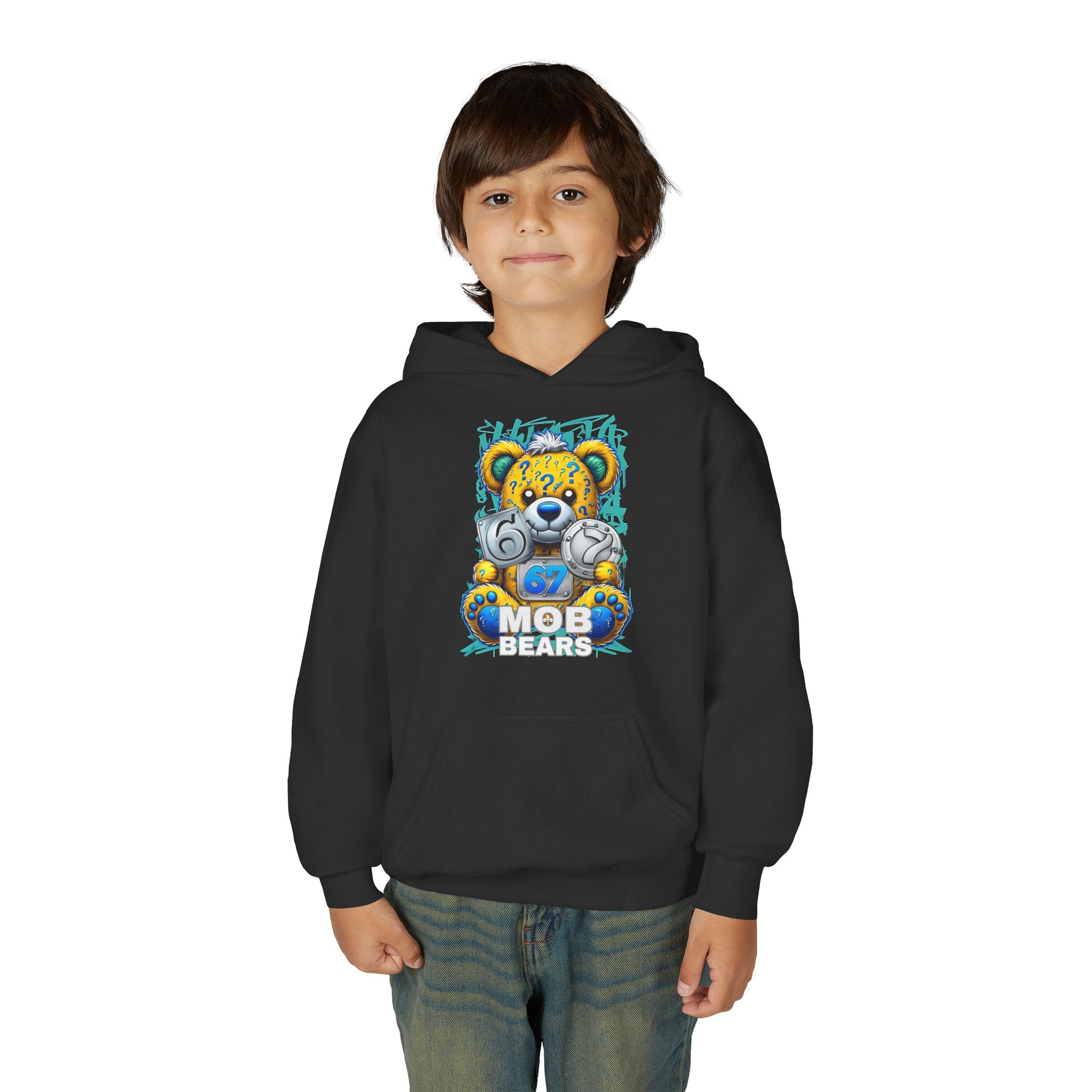 Six Seven MOB Bear - Kids Hoodie
