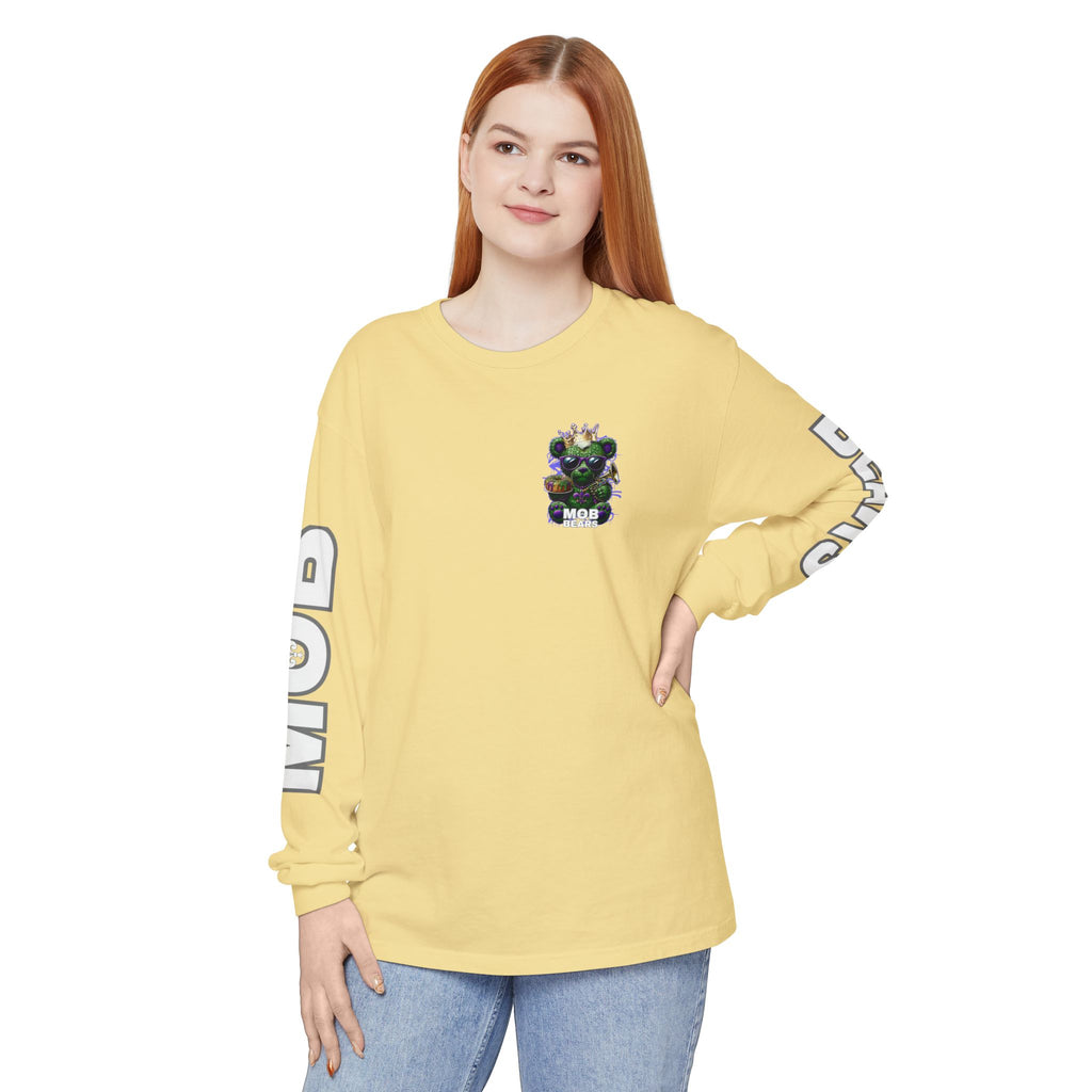 Mardi Gras 'King Krewe MOB Bears' Long Sleeve T-Shirt