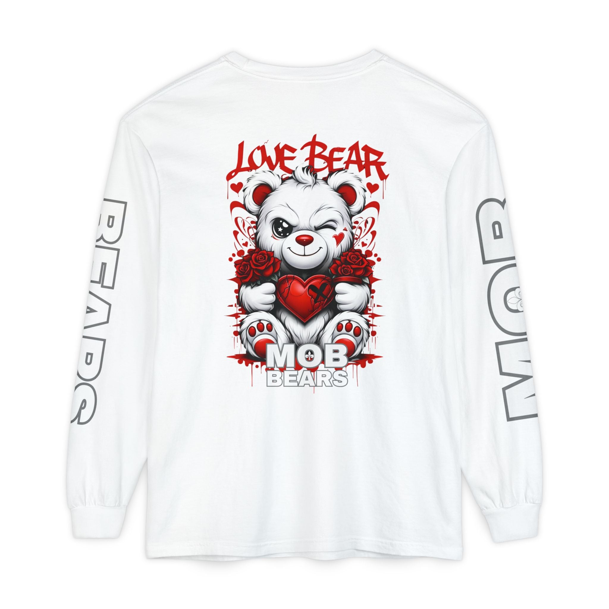 Casanova Love Bear Graphic Long Sleeve Tee