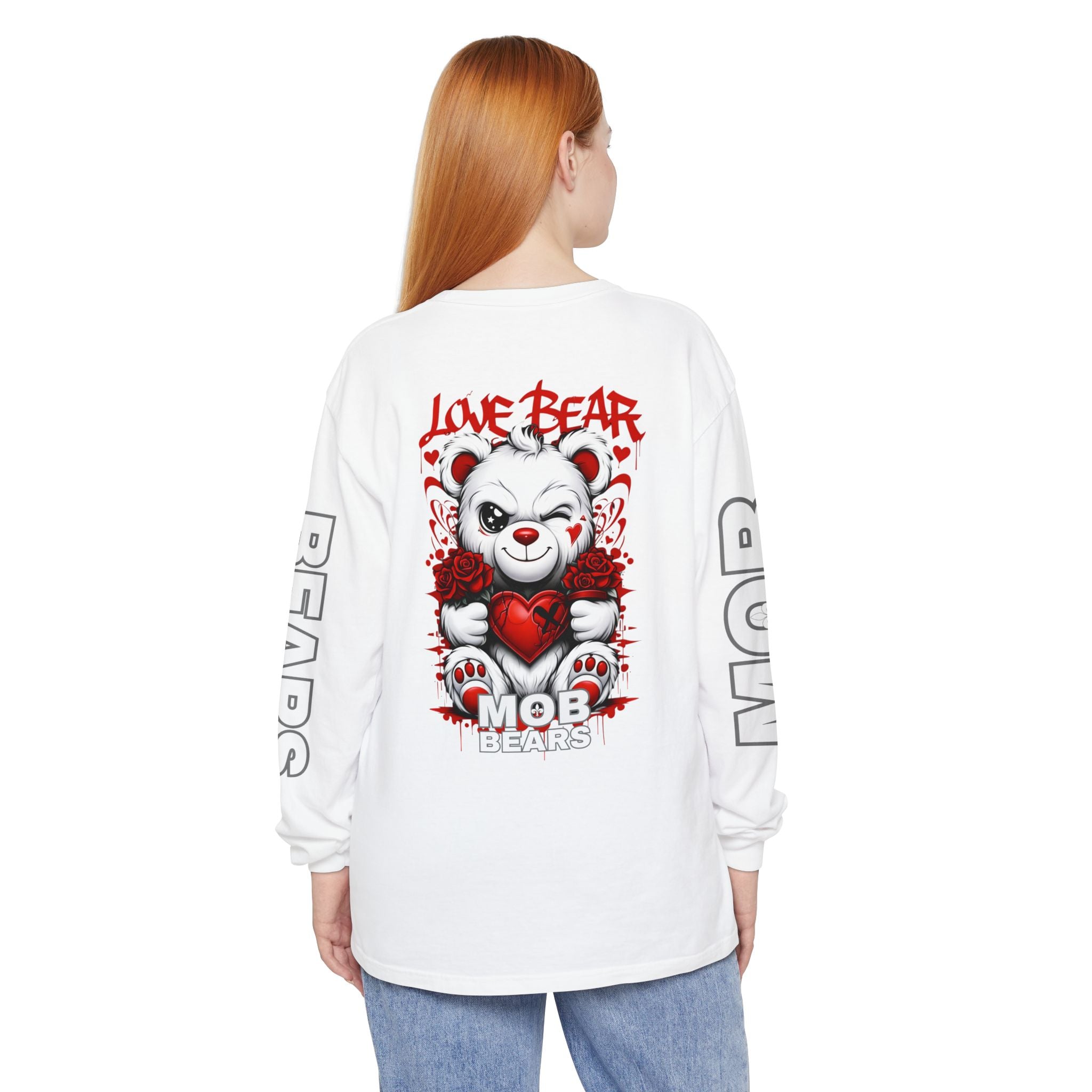 Casanova Love Bear Graphic Long Sleeve Tee