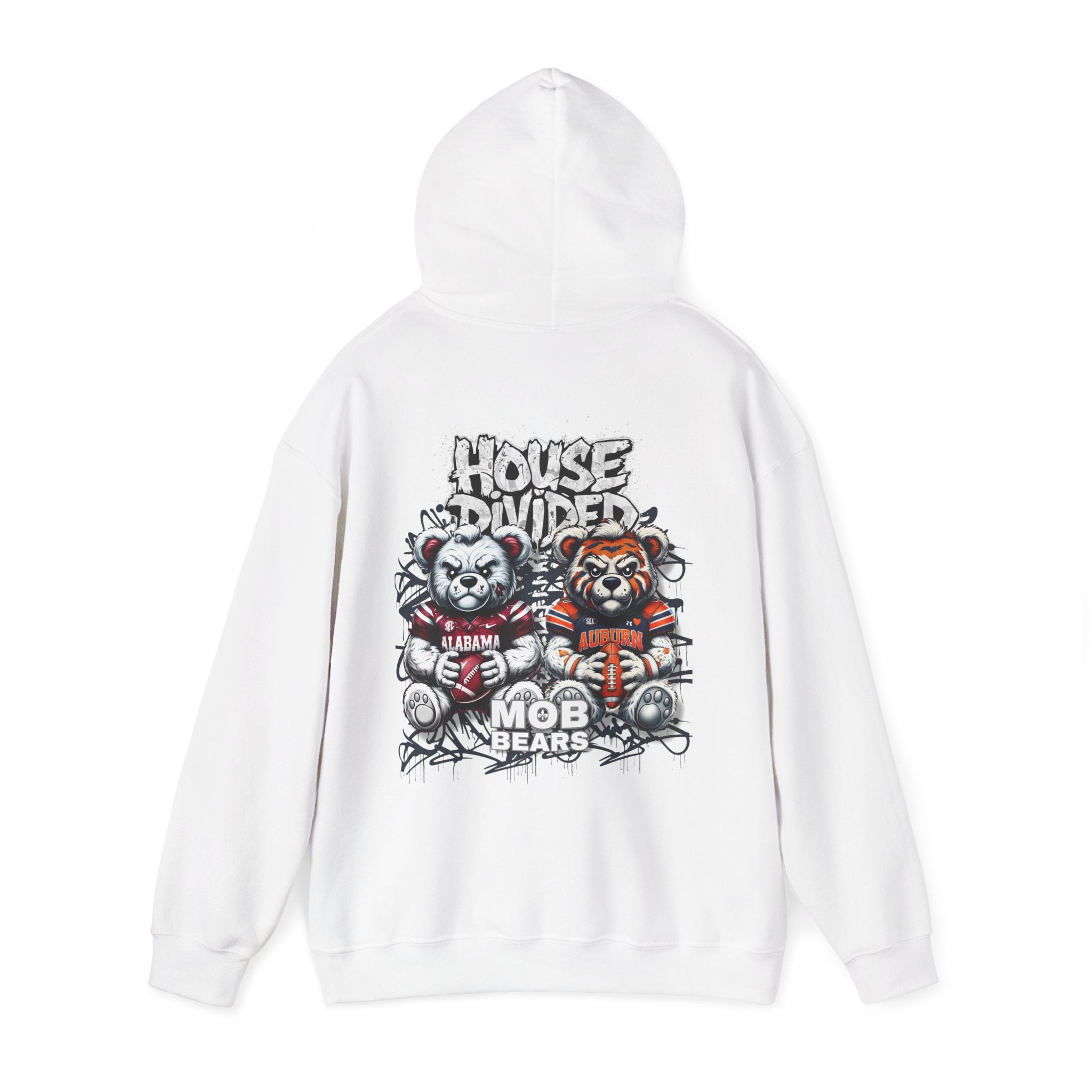 House Divided Football Hoodie — Alabama vs. Auburn Rivalry