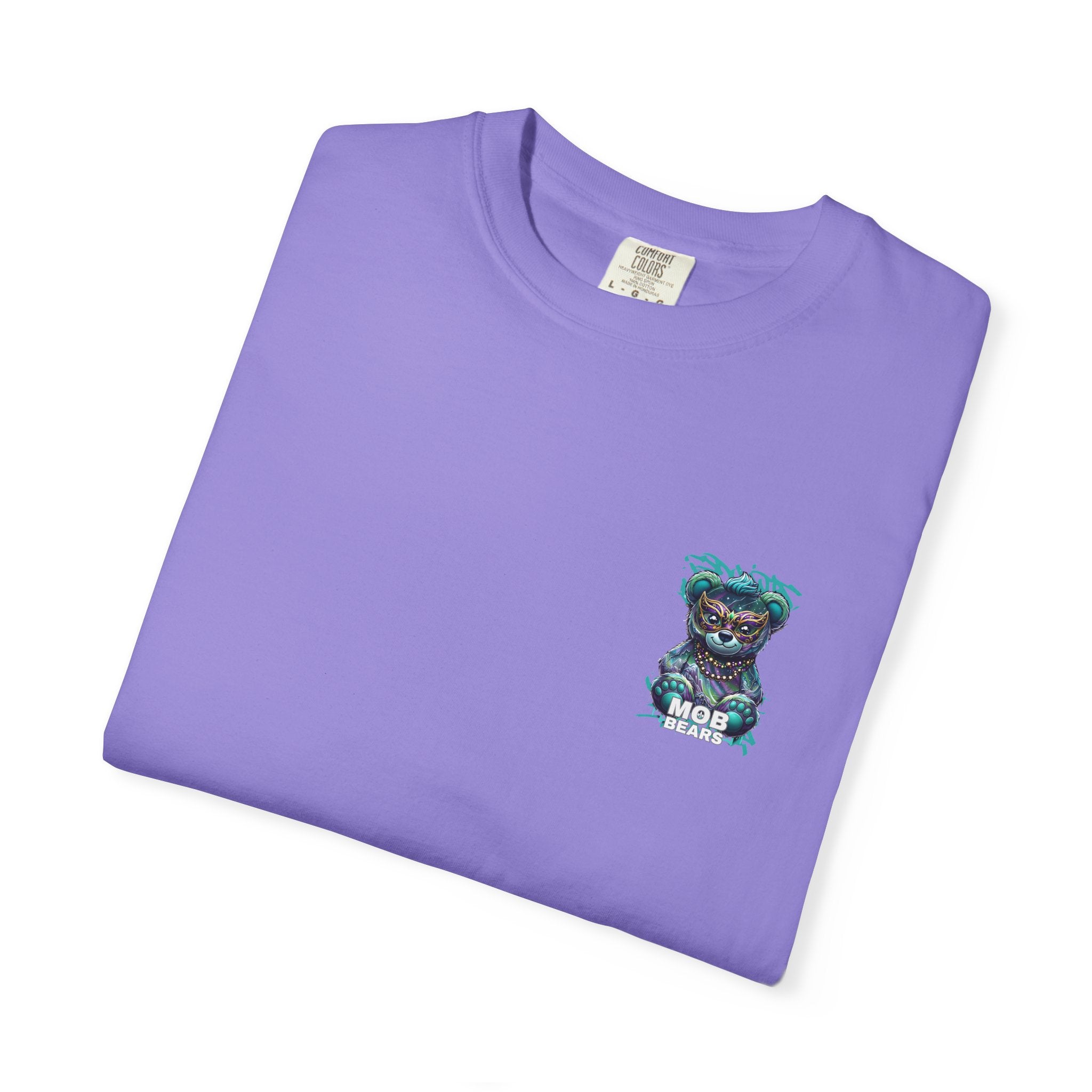 Mardi Gras 2026 MOB Bears Comfort Colors Tee