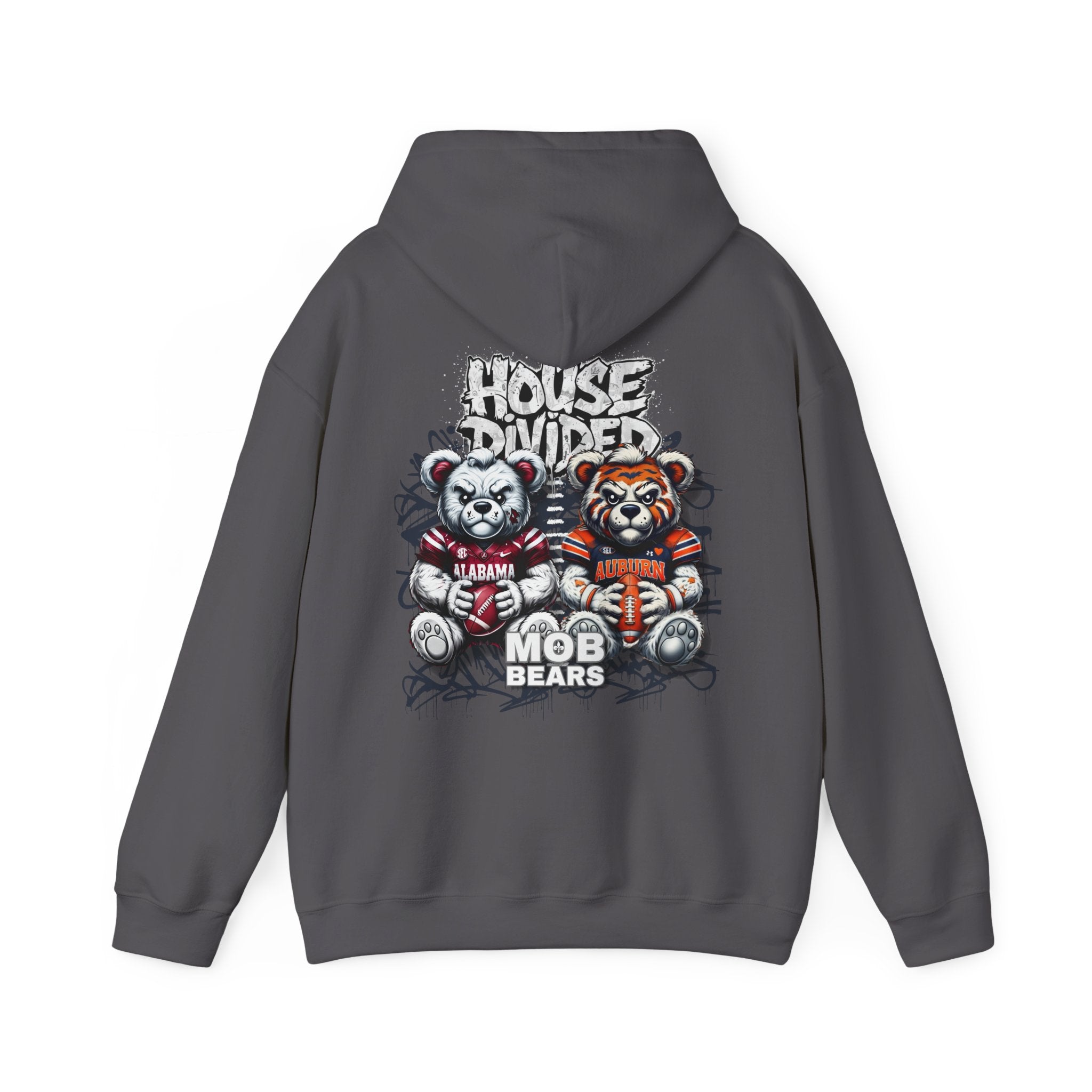 House Divided Football Hoodie — Alabama vs. Auburn Rivalry