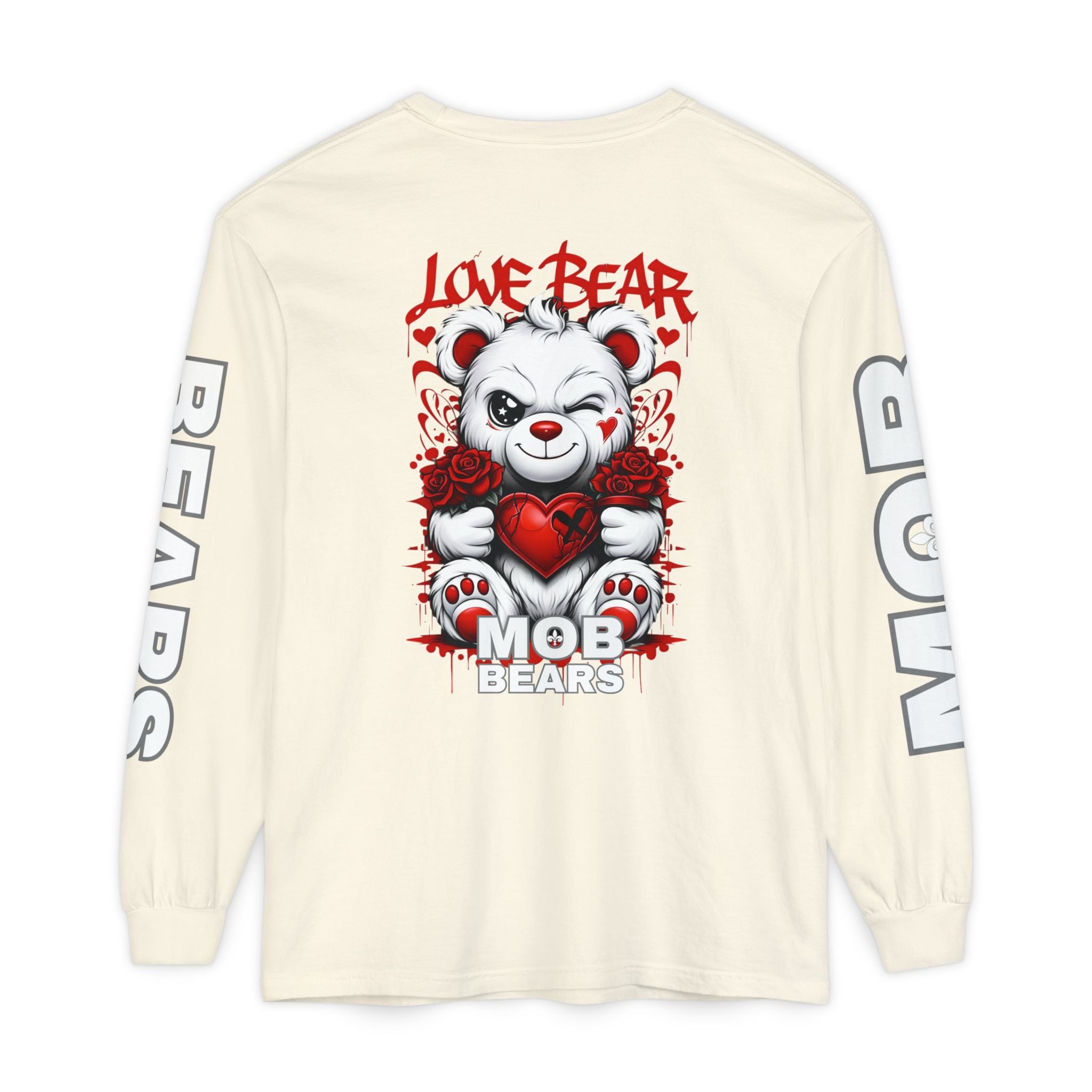 Casanova Love Bear Graphic Long Sleeve Tee
