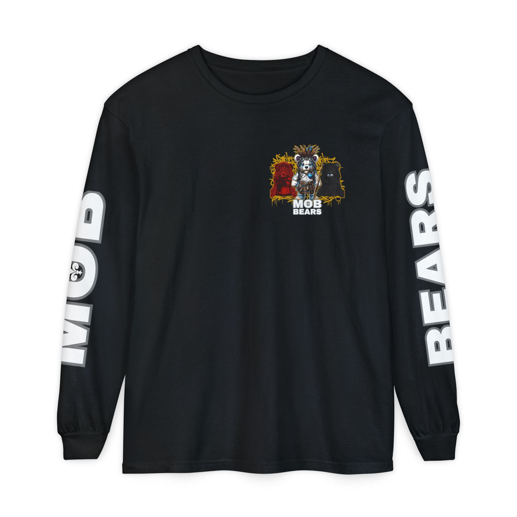 Joe Cain Wives and Mistresses MOB Bears Comfort Colors Long Sleeve Tee