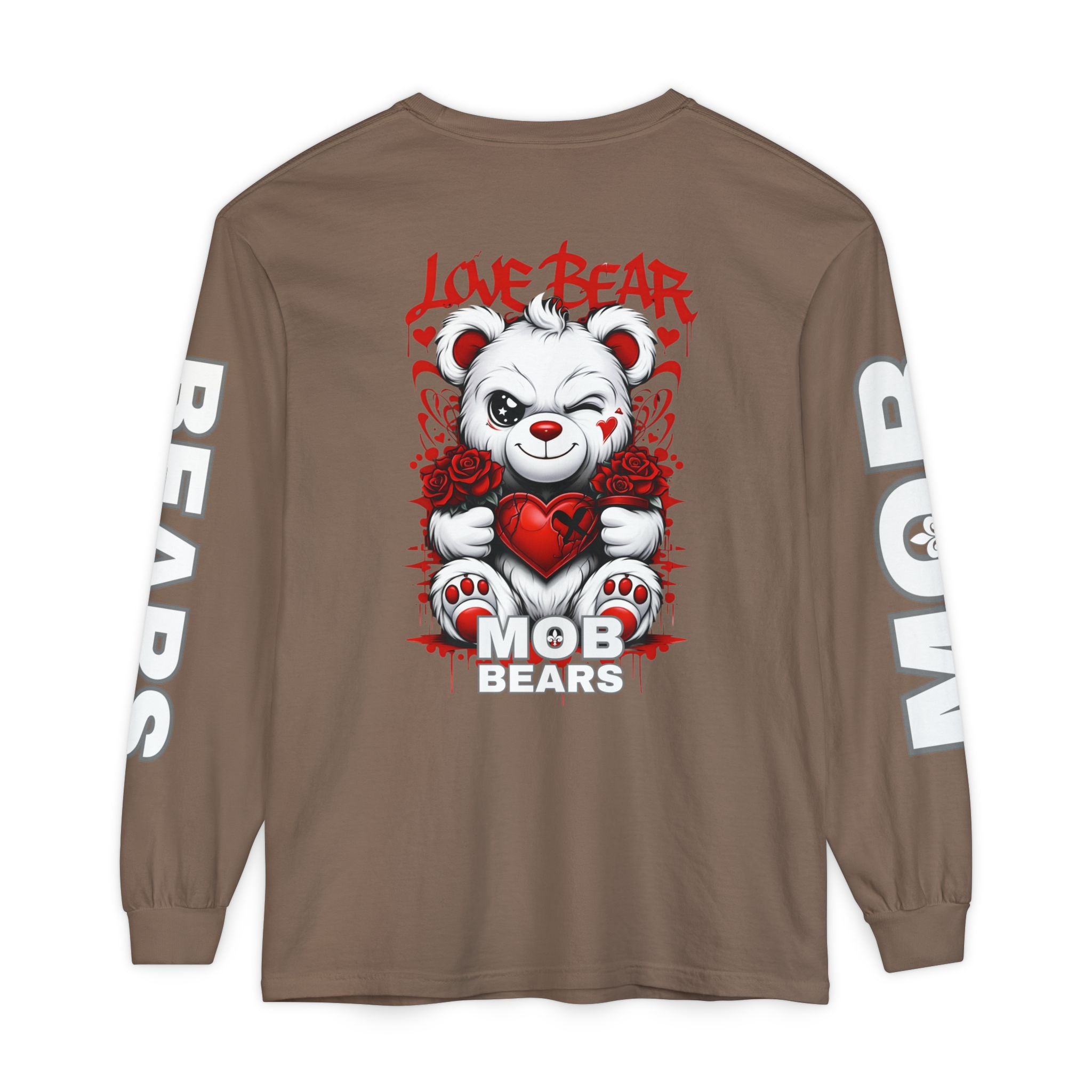 Casanova Love Bear Graphic Long Sleeve Tee