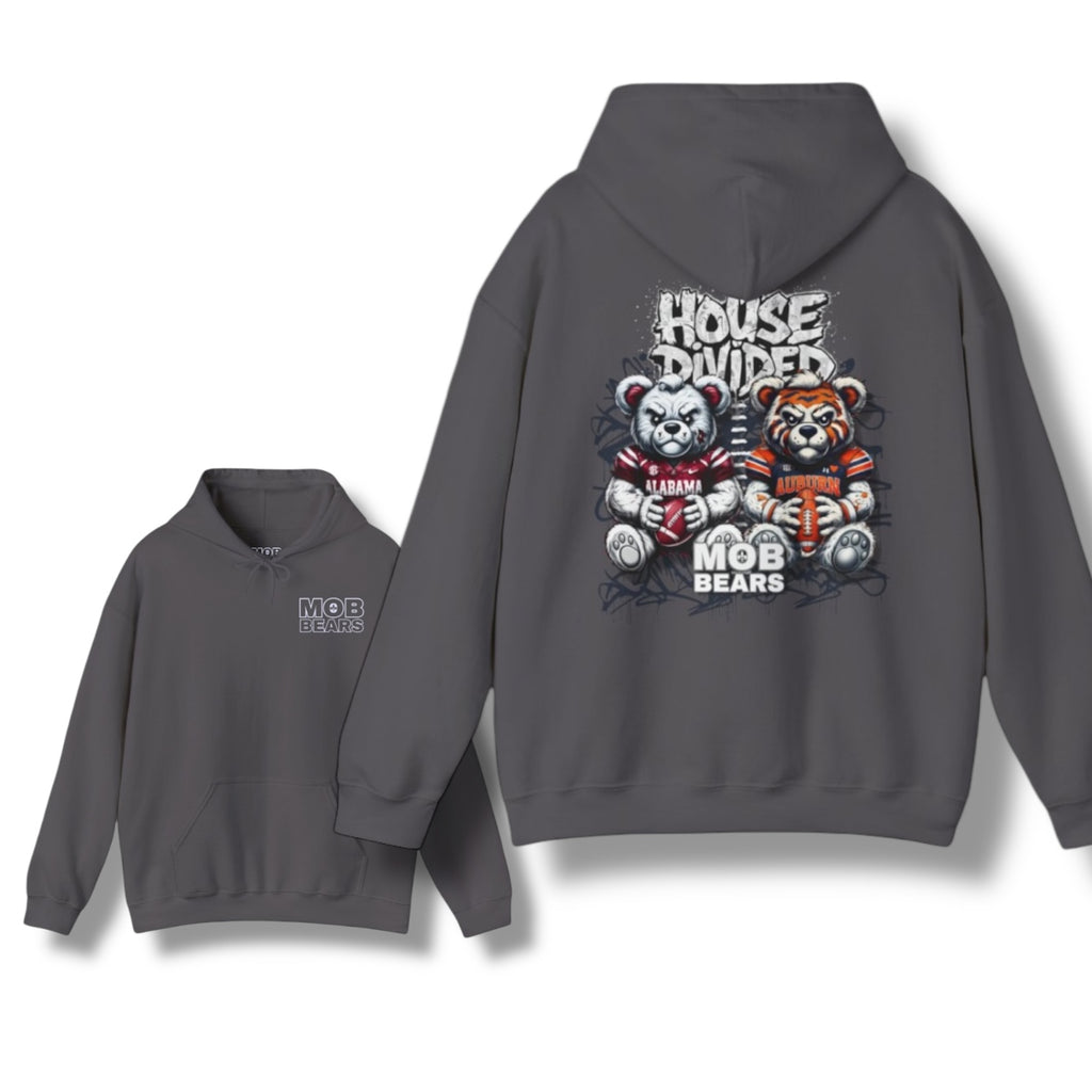 House Divided Football Hoodie — Alabama vs. Auburn Rivalry